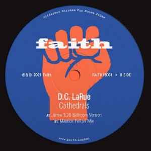 Image of Label Cover of 2x12" - VG+/VG - D.C. LARUE, Cathedrals (Faith ; FAITH12001, UK 2021, Die Cut Company Sleeve), faint scuffs - minor,  - 1746126S