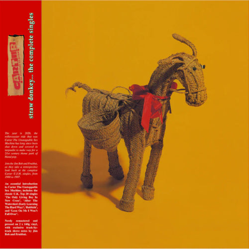 Image of Front Cover of 2xLP - NEW/NEW - CARTER THE UNSTOPPABLE SEX MACHINE, Straw Donkey... The Singles (Chrysalis; CHRX6110, Europe 2026 Reissue, Gatefold, Inner, Obi, Compilation, Remastered), ,  - 1736061E