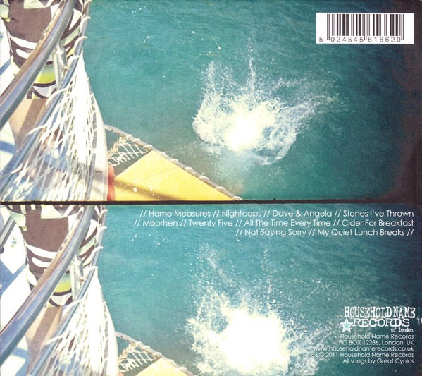 Image of Back Cover of CD - VG+/VG+ - GREAT CYNICS, Don't Need Much (Household Name Records; HAUS108, UK 2011, Digipak), ,  - 1736054E