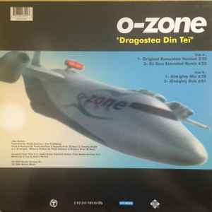 Image of Back Cover of 12" - G/VG - O-ZONE, Dragostea Din Te  (Jive ; 82876618401, UK 2004, Picture Sleeve), lots of wear to sleeve - seam split ttop edge. light marks only,  - 1746134S