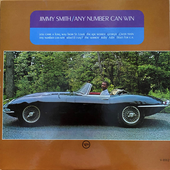 Image of Back Cover of LP - VG/VG - JIMMY SMITH, Any Number Can Win (Verve Records; V-8552, US 1963, Gatefold), ,  - 1726162E