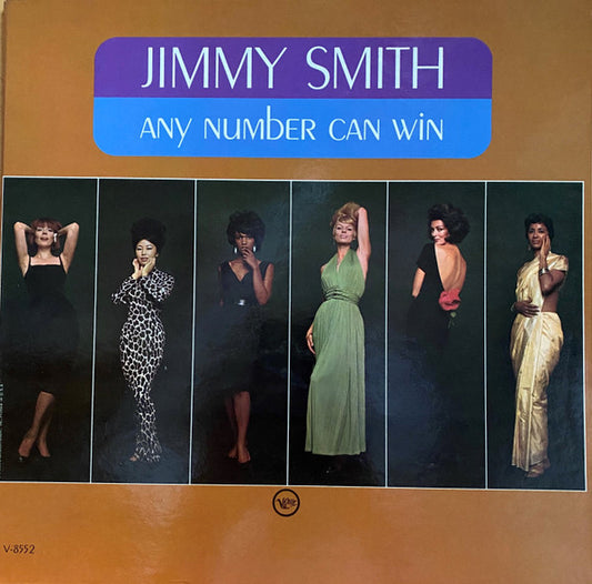 Image of Front Cover of LP - VG/VG - JIMMY SMITH, Any Number Can Win (Verve Records; V-8552, US 1963, Gatefold), ,  - 1726162E