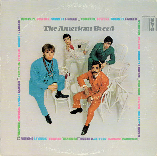 Image of Front Cover of LP - VG/VG - THE AMERICAN BREED, Pumpkin, Powder, Scarlet & Green (Acta Records; A-38006, US 1968, Pasteback Sleeve, Indianapolis Pressing), Strong VG,  - 1716363C