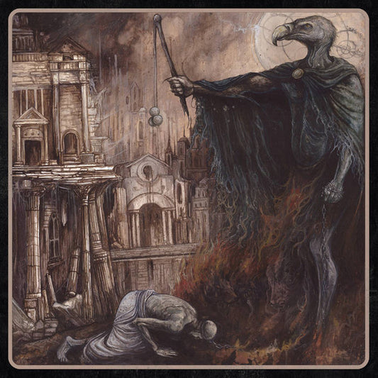 Image of Front Cover of LP - VG+/EX - CRAVEN IDOL, The Shackles of Mammon (Dark Descent Records ; DDR171LP, US 2017, Gatefold, Poster), Slight Spine Damage,  - 1726210E