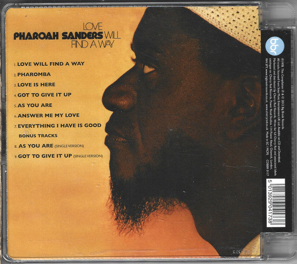 Image of Back Cover of CD - VG+/VG+ - PHAROAH SANDERS, Love Will Find A Way (Big Break Records; CDBBR 0117, Europe 2012 Reissue), ,  - 3056091S
