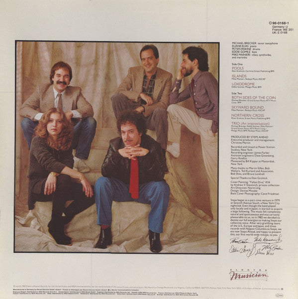 Image of Back Cover of LP - VG/VG+ - STEPS AHEAD, Steps Ahead (Elektra Musician; 96-0168-1, Germany 1983, Insert), ,  - 1726169E