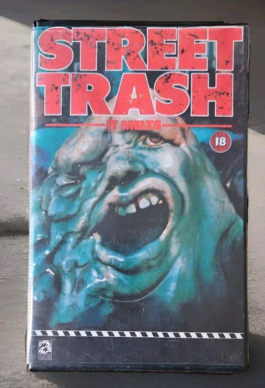 Image of Front Cover of VHS - VG/VG - JIM MURO, Street Trash (Avatar Film Co.; , UK 1986, Clamshell, Horror, Rare), ,  - 1756081S