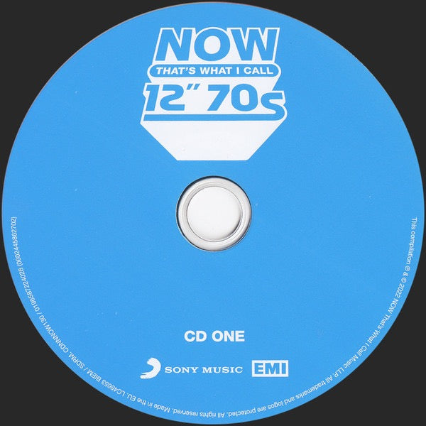 Image of Label Cover of 4xCD - VG+/VG+ - VARIOUS, Now That's What I Call 12" 70s (Sony Music; CDNNNOW130, Europe 2022, Quadruple Fold Over Sleeve), ,  - 1736109E