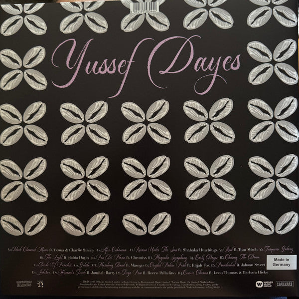 Image of Back Cover of 2xLP - VG+/VG - YUSSEF DAYES, Black Classical Music (Brownswood Recordings; BWOOD0310LP, Europe 2023 Reissue, Gatefold, 2 Inners, Sleeve Not Embossed ), Sleeve still in shrink. Discs have scuffs from inners.,  - 3616445C