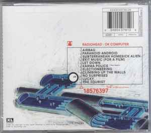 Image of Back Cover of CD - NEW/NEW - RADIOHEAD, OK Computer (XL; XLCD781, Europe Reissue, Jewel Case), ,  - 2916275C