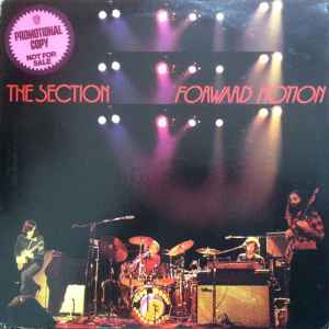 Image of Front Cover of LP - VG/VG - THE SECTION, Forward Motion (Warner Bros. Records; BS 2714, US 1973, Promo, Inner), Light marks. Wear to sleeve with ringwear. Promo sticker on sleeeve.,  - 1726126E