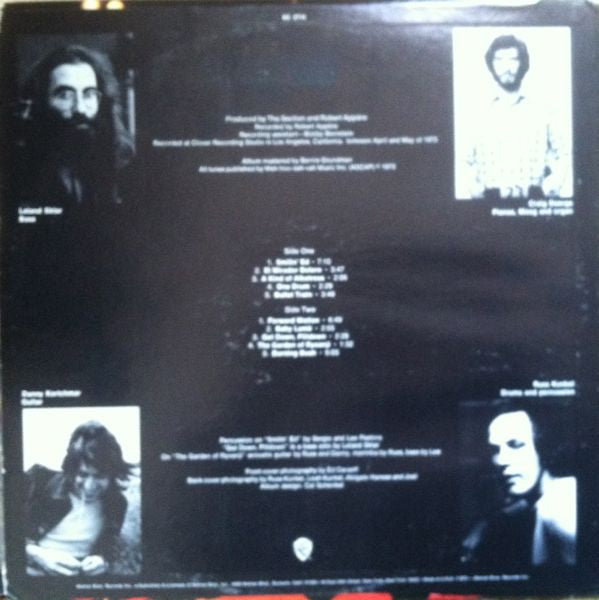 Image of Back Cover of LP - VG/VG - THE SECTION, Forward Motion (Warner Bros. Records; BS 2714, US 1973, Promo, Inner), Light marks. Wear to sleeve with ringwear. Promo sticker on sleeeve.,  - 1726126E