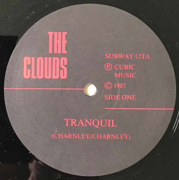 Image of Label Cover of 12" - VG/VG - THE CLOUDS, Tranquil (The Subway Organization; SUBWAY 12T, UK 1988, Picture Sleeve), A few hairlines, Light sleeve wear. ,  - 1716448C