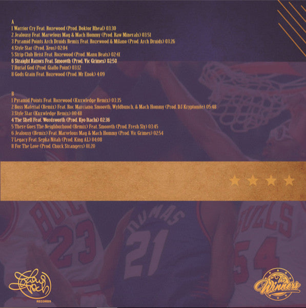 Image of Back Cover of LP - VG/VG+ - HUS KINGPIN, Richard Dumas: The Mixtape (Lowtechrecords; LTC121, US 2019), Sleeve has small split at top edge, some light wear at others,  - 1716539C
