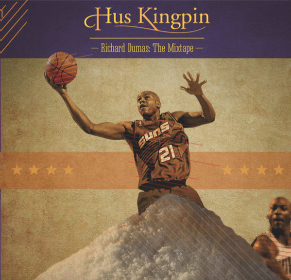 Image of Front Cover of LP - VG/VG+ - HUS KINGPIN, Richard Dumas: The Mixtape (Lowtechrecords; LTC121, US 2019), Sleeve has small split at top edge, some light wear at others,  - 1716539C
