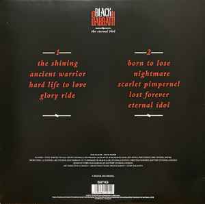 Image of Back Cover of LP - NEW/NEW - BLACK SABBATH, The Eternal Idol (BMG; 964129121, Europe 2025, Insert, Remastered, RSD edition (6000), Translucent Ruby vinyl), ,  - 1736188E