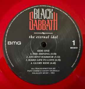 Image of Label Cover of LP - NEW/NEW - BLACK SABBATH, The Eternal Idol (BMG; 964129121, Europe 2025, Insert, Remastered, RSD edition (6000), Translucent Ruby vinyl), ,  - 1736188E