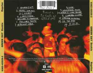 Image of Back Cover of CD - NEW/NEW - GREEN DAY, Dookie (Reprise Records; 9362-45529-2, Europe 2012 Reissue, Jewel Case), ,  - 1736199E