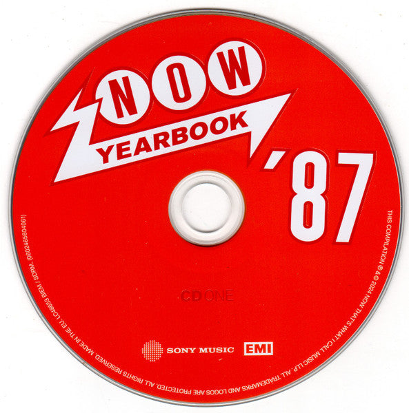 Image of Label Cover of 4xCD - EX/EX - VARIOUS, Now Yearbook '87 (Sony Music; CDYBXNOW87, UK 2024, Book Sleeve), ,  - 1736246E
