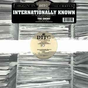 Image of Front Cover of 12" - EX/EX - DITC, Internationally Known / The Enemy (D.I.T.C. Records; DITC-164, US 2001, Stickered company sleeve), ,  - 1746319S