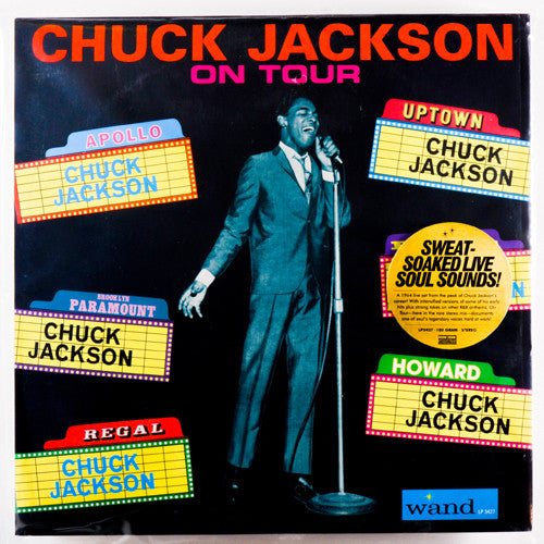 Image of Front Cover of LP - VG/VG+ - CHUCK JACKSON, On Tour (Sundazed Music; LP-5427, US 2013 Reissue, 180g), Sleeve has wear and creasing at edges / corners,  - 1716674C