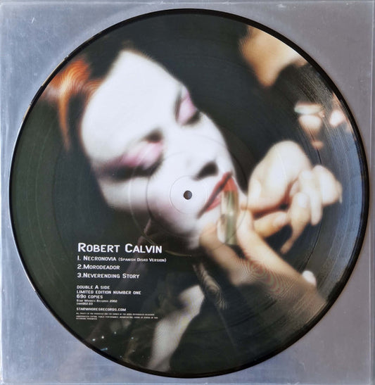 Image of Front Cover of 12" - /VG - ALEK STARK / ROBERT CALVIN, Untitled (Star Whores Records; SWR 002.03, Spain 2002, Clear Plastic Sleeve, Pic), , A1 Alek Stark   We Love You (Extraextended Version)A2 Alek Stark   Elektric Love (Shock By Shock)A3 Alek Stark   We Love You (Vocals)B1 Robert Calvin   Necronovia (Spanish Disko Version)B2 Robert Calvin   MorodeadorB3 Robert Calvin   Neverending Story - 1726448E