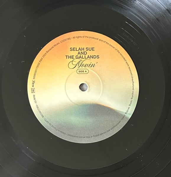 Image of Label Cover of LP - NEW/NEW - SELAH SUE, THE GALLANDS, Movin' (Because Music; BEC5617353,  2026), ,  - 1736221E