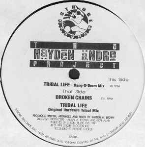 Image of Label Cover of 12" - VG+/VG - THE HAYDEN ANDRE PROJECT*, Tribal Life (4AD; ST-008, Canada 1991, Picture Sleeve), one or two faint scuffs - still VG. original sleeve in shrink - opened,  - 1746373S