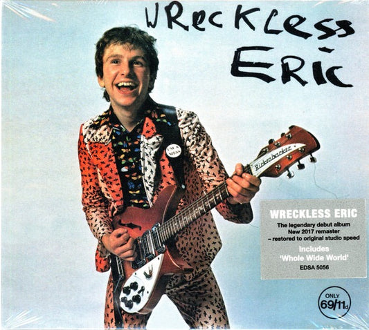 Image of Front Cover of CD - VG+/VG+ - WRECKLESS ERIC, Wreckless Eric (Edsel Records; EDSA 5056, UK 2017 Reissue, Digipak, Booklet), Promo sticker over barcode.,  - 1716702C