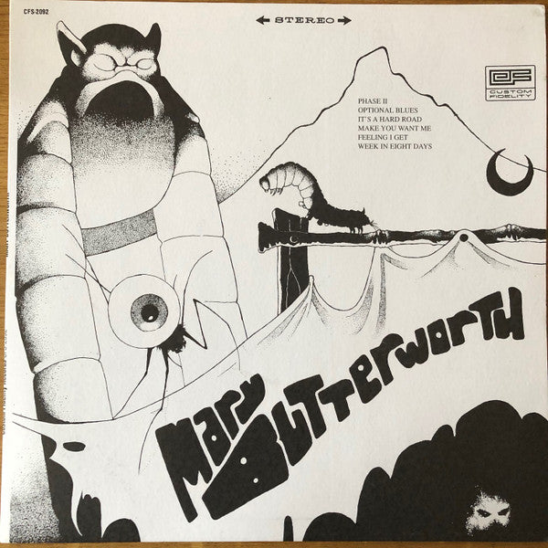 Image of Front Cover of LP - VG+/EX - MARY BUTTERWORTH, Mary Butterworth (Custom Fidelity; CFS-2092, Netherlands 1999 Reissue, Textured Sleeve), ,  - 3646469S