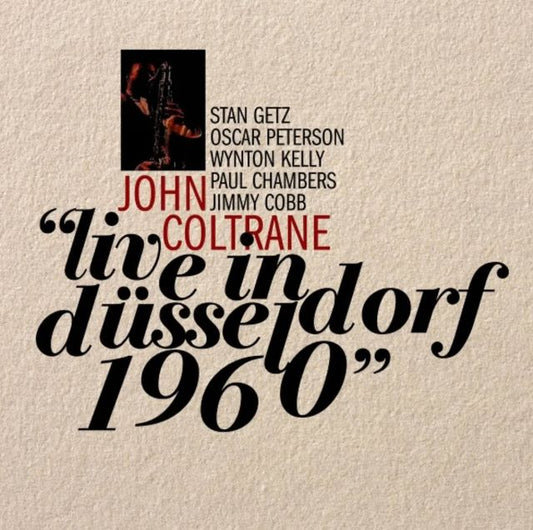 Image of Front Cover of LP - NEW/NEW - JOHN COLTRANE, Live in Düsseldorf 1960 (May I Records; MAYI00017, Europe 2026), , Concert recorded on March 28, 1960, at the Apollo Theatre in Düsseldorf, which had been converted into a television studio by German Radio. - 9399271C