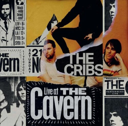 Image of Front Cover of 2xLP - EX/EX - THE CRIBS, Live At The Cavern (Sonic Blew; COOP805LP, UK 2022, Gatefold, 2 Inners, Ltd to 2000), Opened Instore, Still In Shrinkwrap,  - 1746383S