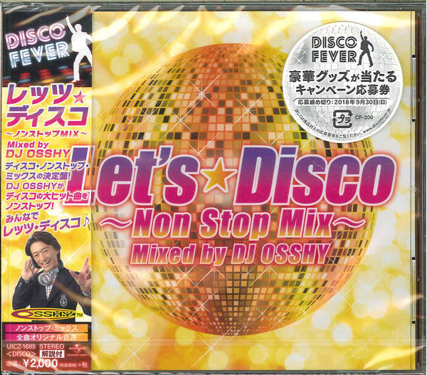 Image of Front Cover of CD - VG+/VG+ - VARIOUS, Let's Disco ~Non-Stop Mix~ (Universal Music; UICZ-1685, Japan 2018, With Obi), ,  - 1756292S