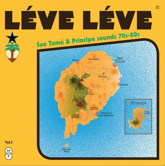 Image of Front Cover of 2xLP - NEW/NEW - VARIOUS ARTISTS, Leve Leve : Sao Tome & Principe Sounds 70s-80s Vol.1 (Bongo Joe Records; BJR40, Europe 2026 Reissue, Gatefold, Booklet), , The two Portuguese-speaking African islands of Sao Tom  & Principe, located in the Gulf of Guinea, created an unique music called Puxa : a refined mixture of various musical components from both sides of the Atlantic Ocean. A blend of Semba, Merengue, Kompas, Soukouss, Coladeira patterns, often pushing forward with a voodoo-like 
