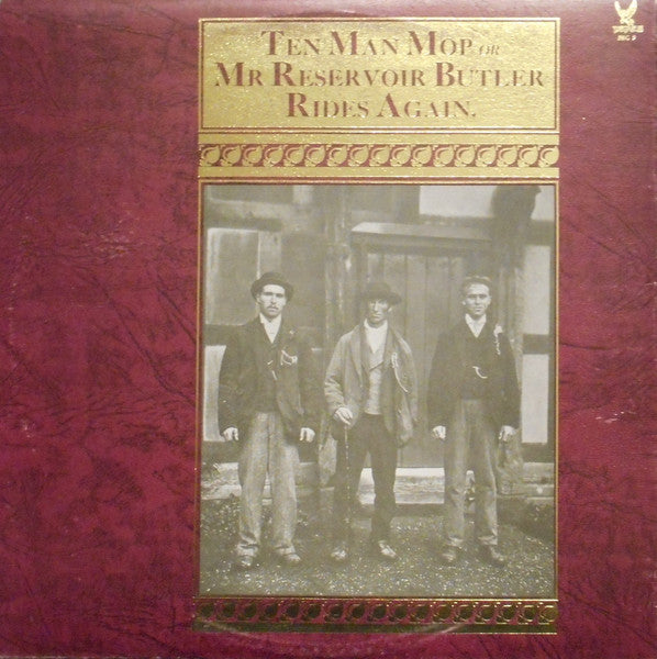 Image of Back Cover of LP - VG/VG - STEELEYE SPAN, Ten Man Mop Or Mr. Reservoir Butler Rides Again (Pegasus; PEG 9, UK 1972 reissue, Textured gatefold with gold foil, Stapled booklet), ,  - 1726501E