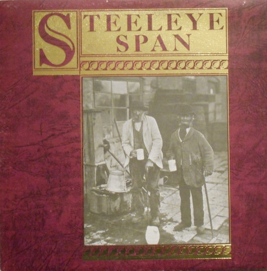Image of Front Cover of LP - VG/VG - STEELEYE SPAN, Ten Man Mop Or Mr. Reservoir Butler Rides Again (Pegasus; PEG 9, UK 1972 reissue, Textured gatefold with gold foil, Stapled booklet), ,  - 1726501E