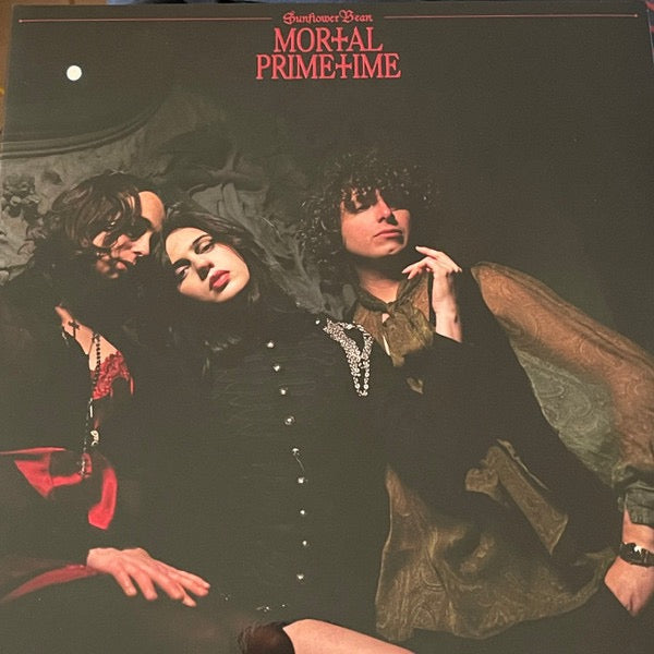 Image of Front Cover of LP - EX/EX - SUNFLOWER BEAN, Mortal Primetime (Lucky Number; LUCKY182LP, USA, Canada & Europe 2025, Barcode Stickered Plastic Sleeve, Inner, Translucent Red Vinyl), ,  - 1816017C