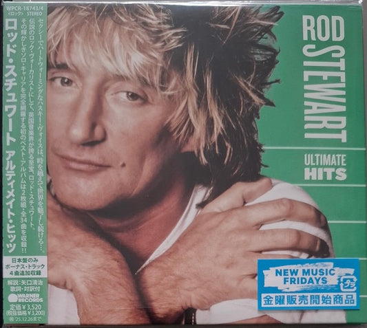 Image of Front Cover of 2xCD - VG+/VG+ - ROD STEWART, Ultimate Hits (Warner Records; WPCR-18743/4, Japan 2025, Gatefold Card Sleeve, Booklet & Inner, With Obi), Nice copy showing minimal sign of use.,  - 1816009C