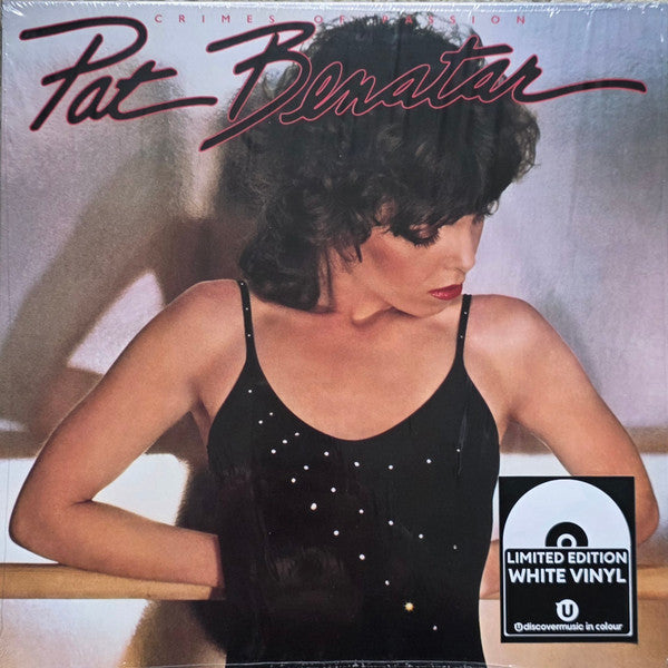 Image of Front Cover of LP - EX/EX - PAT BENATAR, Crimes Of Passion (Capitol Records; 602488203036, Europe 2026 Reissue, White Vinyl), Opened Instore, Still In Stickered Shrinkwrap,  - 1846017S