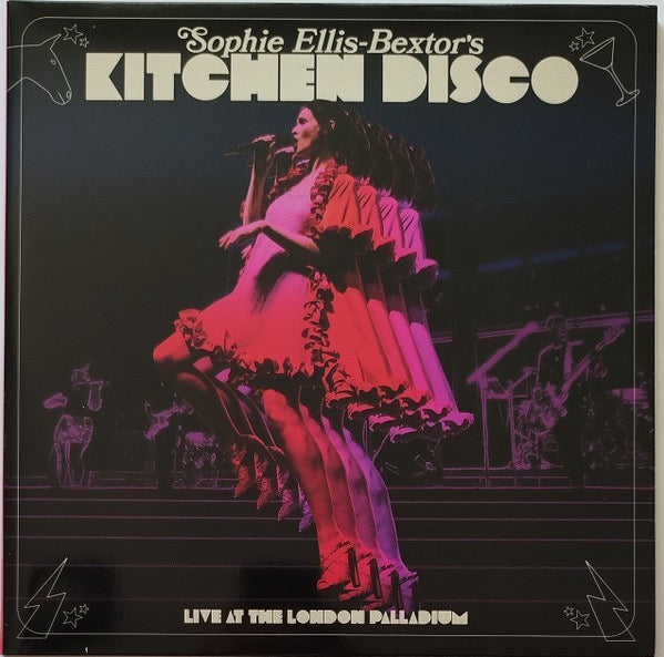 Image of Front Cover of 2xLP - EX/EX - SOPHIE ELLIS-BEXTOR, Sophie Ellis-Bextor's Kitchen Disco (Live At The London Palladium) (Cooking Vinyl; EBGBSLP008G, Europe 2025 Reissue, Gatefold, 2 Inners, Limited To 2000 On Gold Vinyl), Limited Edition Number 1471/2000. Still In Opened Shrinkwrap With Hype Sticker.,  - 1816035C