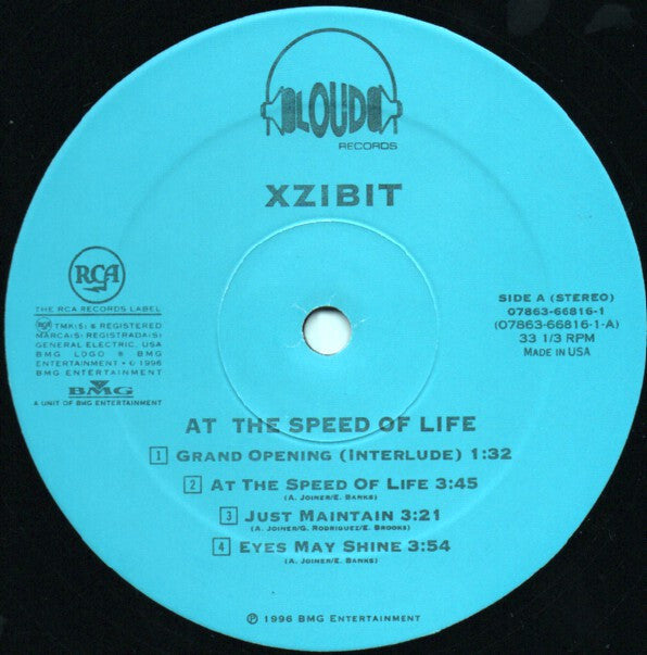 XZIBIT, At The Speed Of Life (Loud; 07863 66816-1, US 1996