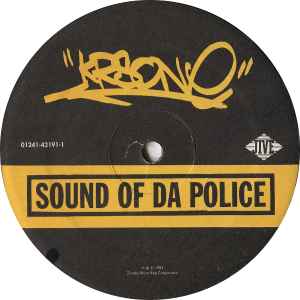 Image of Front Cover of 12" - /VG - KRS-ONE, Sound Of Da Police/ Hip Hop VS Rap (Jive  ; 01241-42191-1, US 1993, Plain Sleeve), Light marks only.,  - 1826077E
