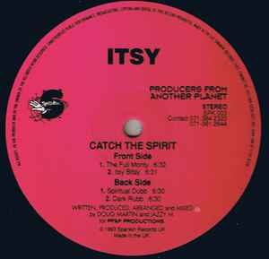 Image of Front Cover of 12" - /VG+ - ITSY, Catch The Spirit (Spankin ; SPK003, UK 1993), one faint scuff - v. minor,  - 1846090S