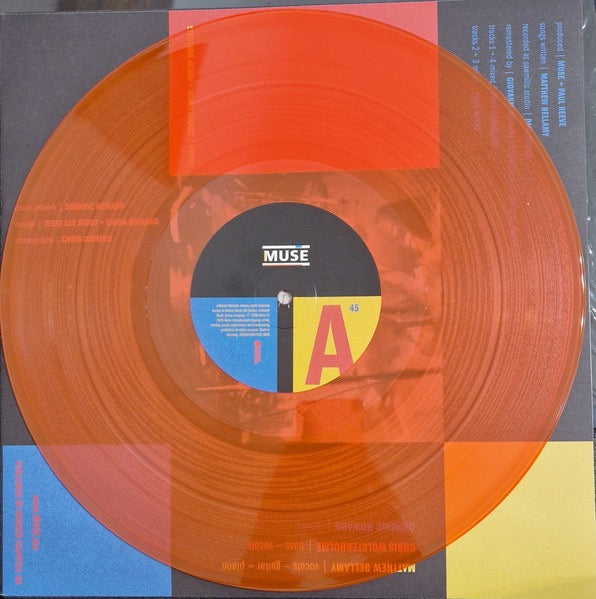 Image of Label Cover of 12" EP - VG+/VG+ - MUSE, Muse S/T EP (Warner Records; , Worldwide 2026 Reissue, Inner, Translucent Neon Red Vinyl, Ltd to 2500), ,  - 1846028S