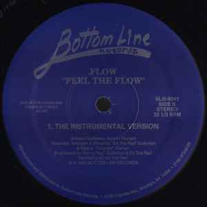 Image of Back Cover of 12" - /VG - FLOW (2) FEATURING MIKEY CULTURE, Feel The Flow (Bottom Line Records ; BLR-9041, US 1993), few light marks - minor. pol,  - 1846092S