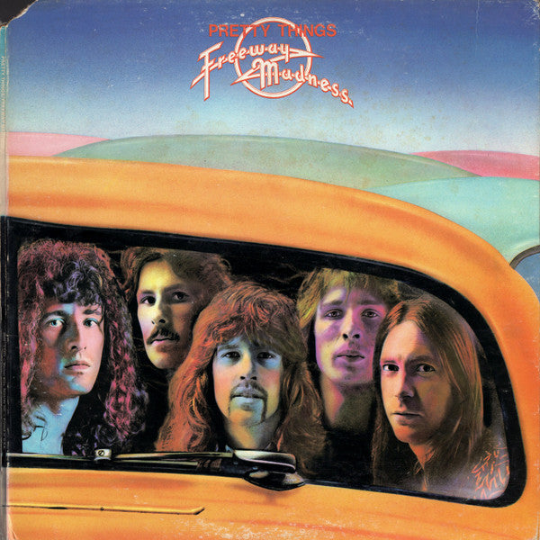 Image of Front Cover of LP - VG/VG - THE PRETTY THINGS, Freeway Madness (Warner Bros. Records; BS 2680, US 1973, Gatefold, Terre Haute Pressing), Writing On Front Sleeve,  - 1726535E