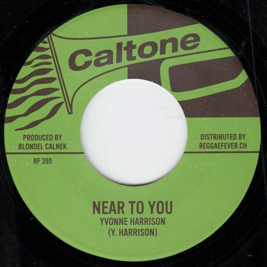 Image of Front Cover of 7" - /VG+ - YVONNE HARRISON / JOE NOLAN, Near To You / Cool It With Reggae (Caltone; RF399, Germany 2023 Reissue), EX copy.,  - 1816177C