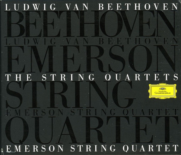 Image of Front Cover of 7xCD - VG+/VG+ - EMERSON STRING QUARTET, Beethoven: The String Quartets (Deutsche Grammophon; 447 075-2, UK, Europe & US 1997, Box Set, Booklet), ,  - 1736255E