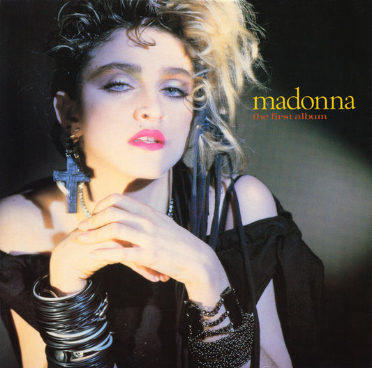 Image of Front Cover of LP - VG/VG - MADONNA, The First Album (Sire; 92 3867-1, Europe 1985 Reissue, Inner), Hairlines, edge wear, with hype sticker,  - 3946028S