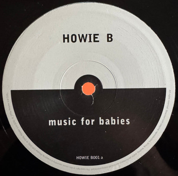 Image of Label Cover of 4x12" - VG/G+ - HOWIE B., Music For Babies (Polydor; HOWIEB001, UK 1996, Promo, Box Set, Coloured Inners, Photo, Press Sheet), Storage marks and faint hairlines. No.0540,  - 1816327C